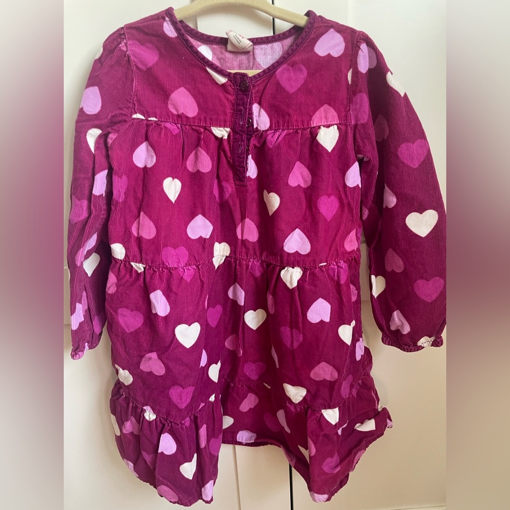 Old navy 4t girls heart dress